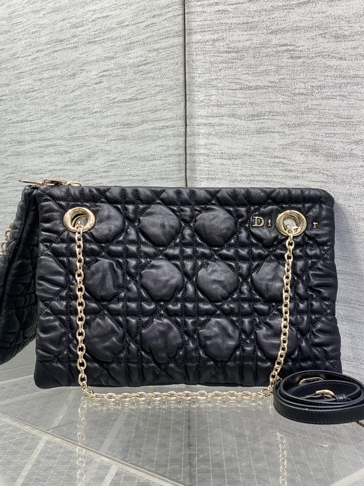 Dior Crunchy Quilted Chain Bag
