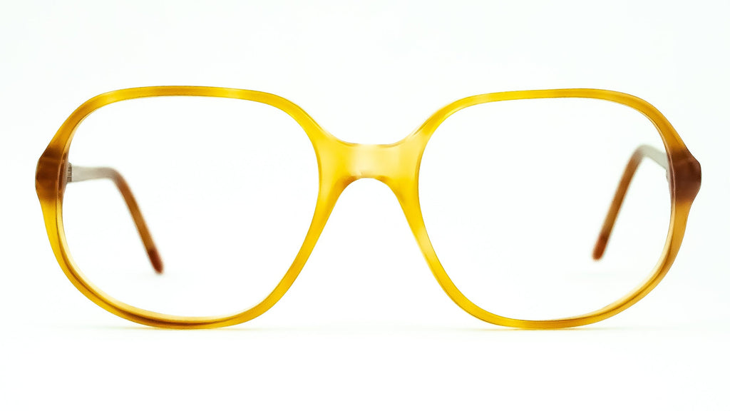 Toffee Oversize Vintage Glasses Frames