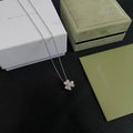 Van Cleef & Arpels Clover Pavé Pendant Necklace