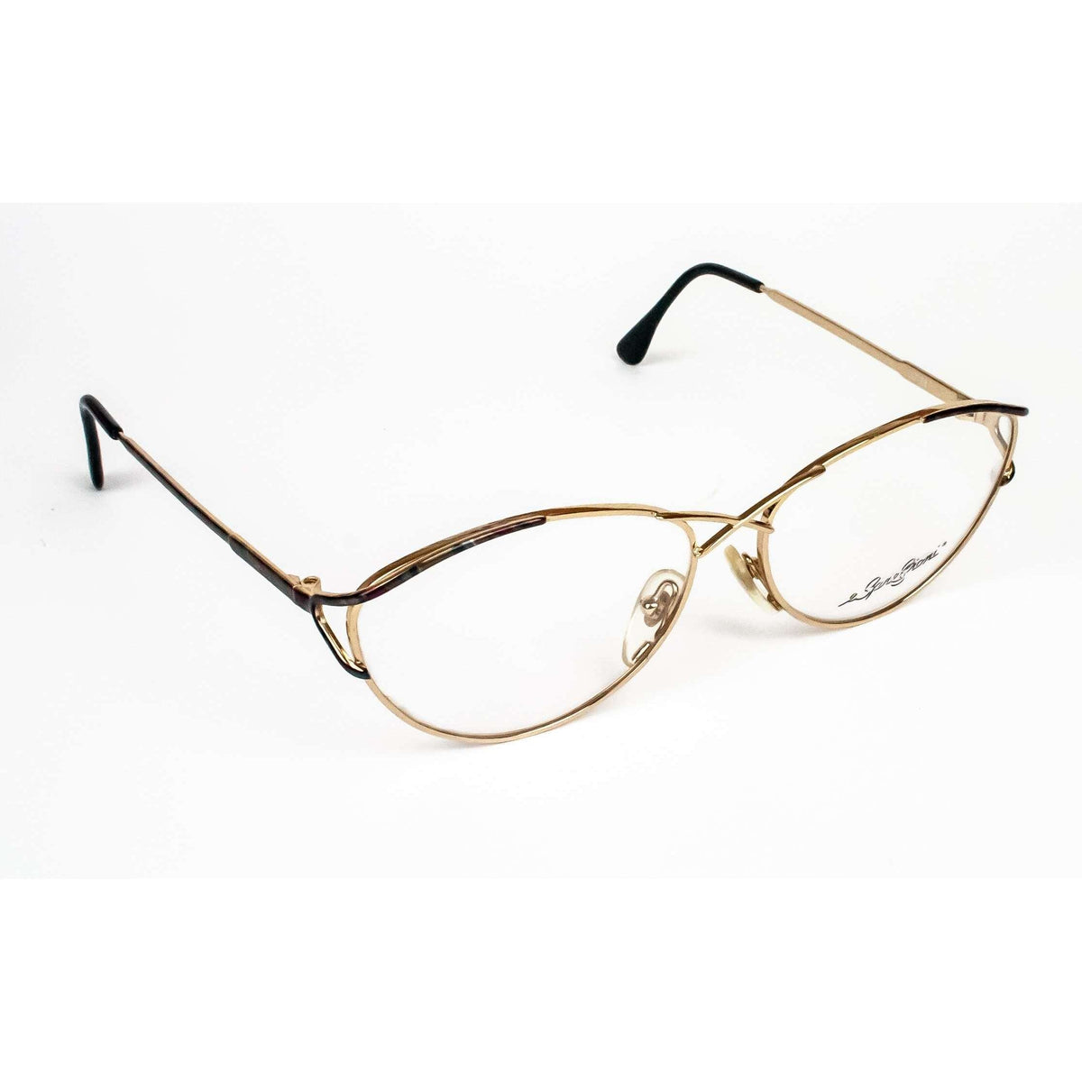 Paloma Picasso Vintage Model 8541 Gold Oval Glasses