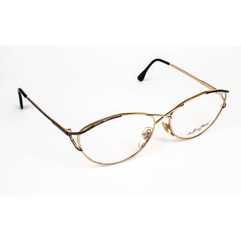 Espressioni Vintage Gold Oval Glasses