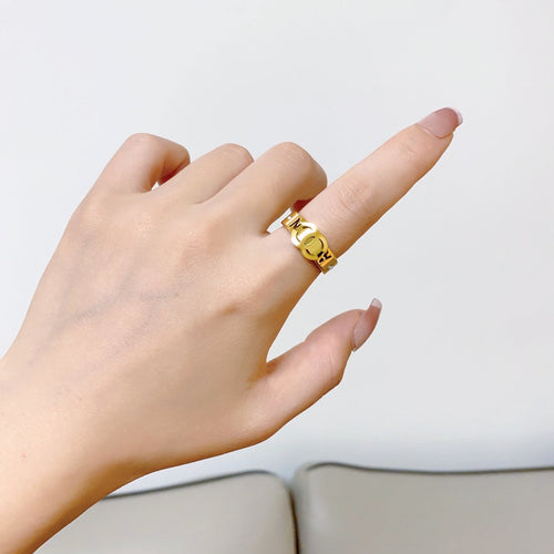 18K  Chanel Yellow Gold Ring