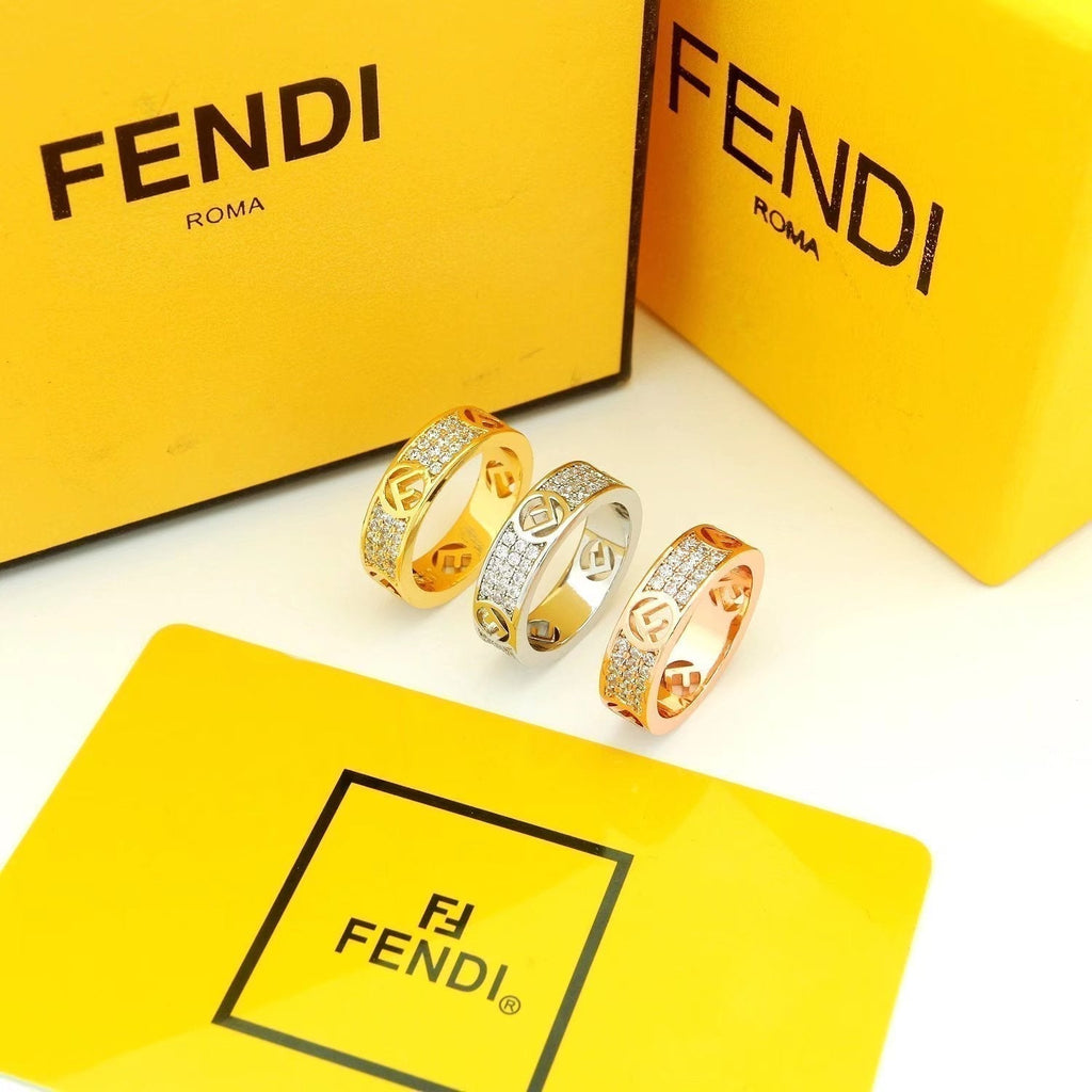 18K Fendi Is Rose Gold Ring